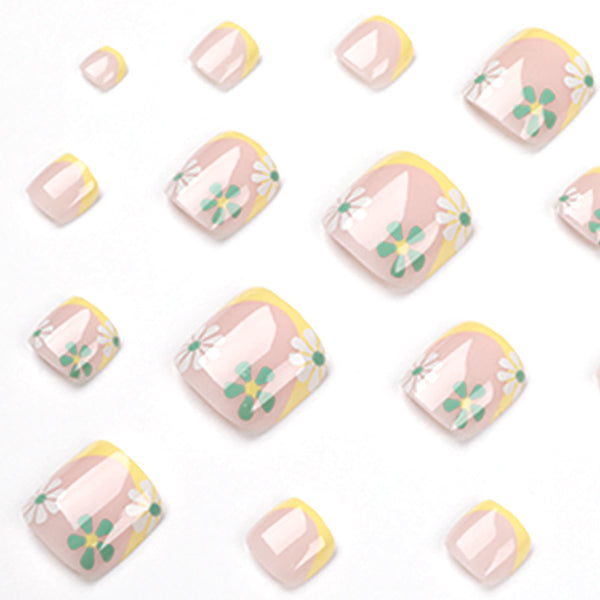 12 Sizes-24 Pcs Press On Nails JP1627
