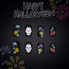 12 Sizes-24 Pcs Press On Nails C1123