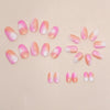 12 Sizes-24 Pcs Press On Nails W1394