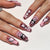 12 Sizes-24 Pcs Press On Nails JP2940
