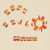12 Sizes-24 Pcs Press On Nails Y1492