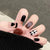 12 Sizes-24 Pcs Press On Nails R659