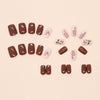 12 Sizes-24 Pcs Press On Nails W1805