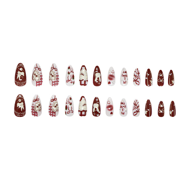12 Sizes-24 PcsPress On Nails Z1160