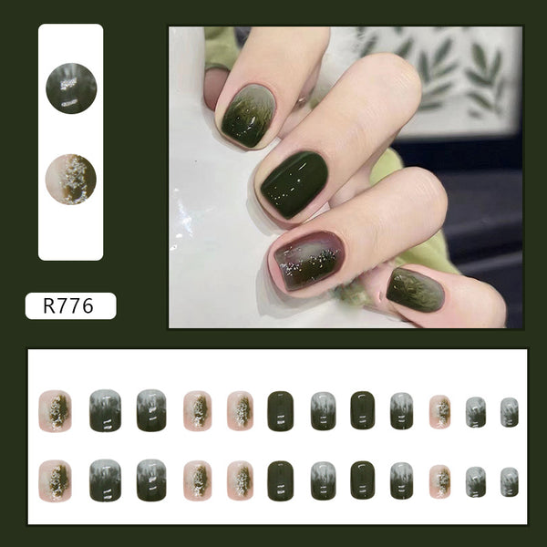 12 Sizes-24 Pcs Press On Nails R776