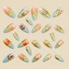 12 Sizes-24 Pcs Press On Nails Y1935