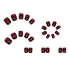 12 Sizes-24 Pcs Press On Nails R306