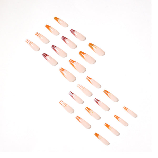 12 Sizes-24 Pcs Press On Nails JP1435