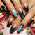 12 Sizes-24 Pcs Press On Nails W1798