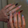 12 Sizes-24 Pcs Press On Nails Z1235
