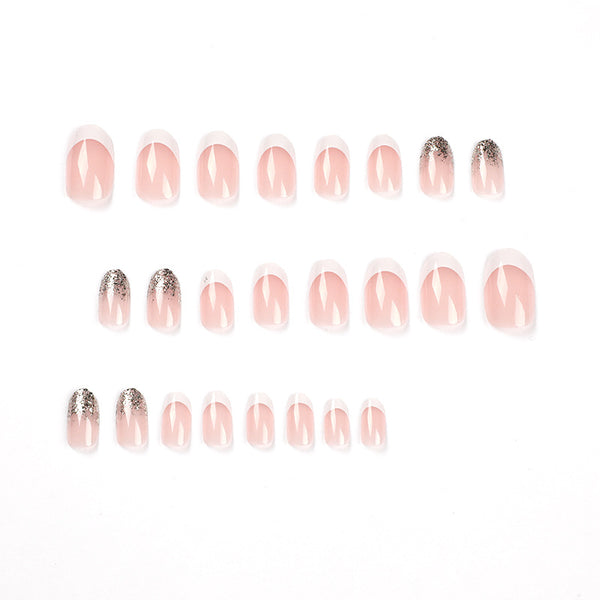 12 Sizes-24 Pcs Press On Nails JP1577