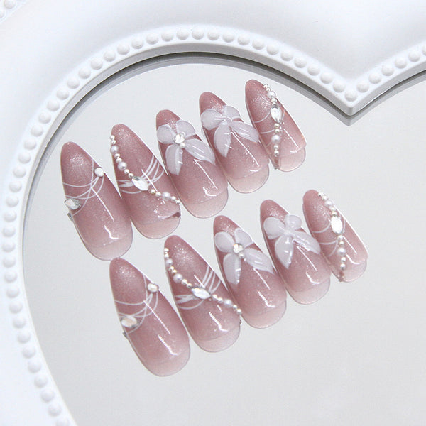12 Sizes-24 Pcs Press On Nails MY219