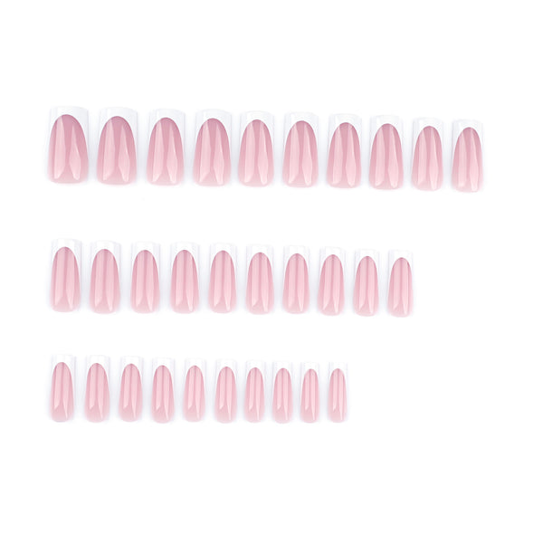 Glamhalo Premiere 30pcs Press On Nails – Eco-Friendly Perfect Fit - GD28