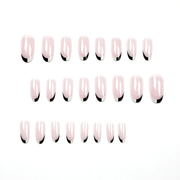 12 Sizes-24 Pcs Press On Nails JP1142