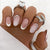 12 Sizes-24 Pcs Press On Nails Z674