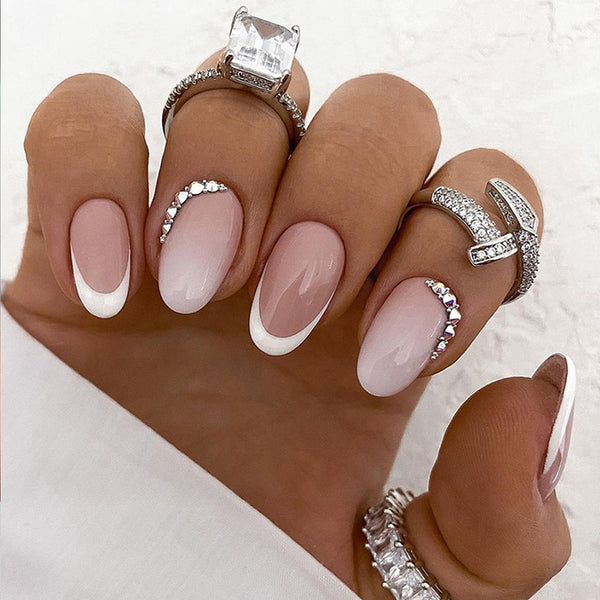 12 Sizes-24 Pcs Press On Nails Z674