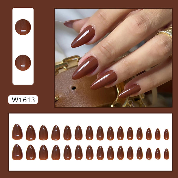 12 Sizes-24 Pcs Press On Nails W1613
