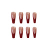 12 Sizes-24 Pcs Press On Nails JP1028