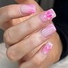 12 Sizes-24 Pcs Press On Nails C1594