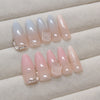 12 Sizes-24 Pcs Press On Nails Z886