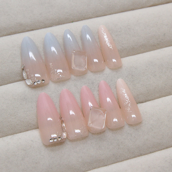 12 Sizes-24 Pcs Press On Nails Z886