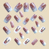 12 Sizes-24 Pcs Press On Nails Y1217