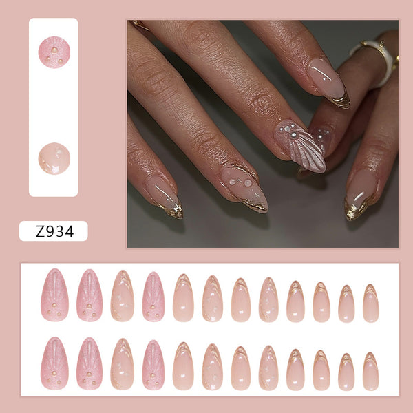 12 Sizes-24 Pcs Press On Nails Z934