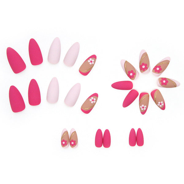 12 Sizes-24 Pcs Press On Nails W168