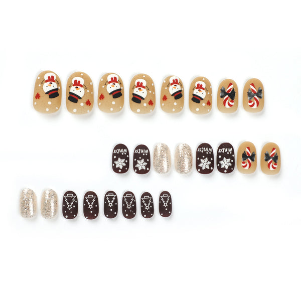 24pcs/Set Press On Nails JP2782