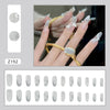 12 Sizes-24 Pcs Press On Nails Z162
