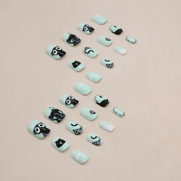 12 Sizes-24 Pcs Press On Nails K005