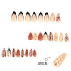 12 Sizes-24 Pcs Press On Nails JP4087