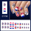 12 Sizes-24 Pcs Press On Nails C1758