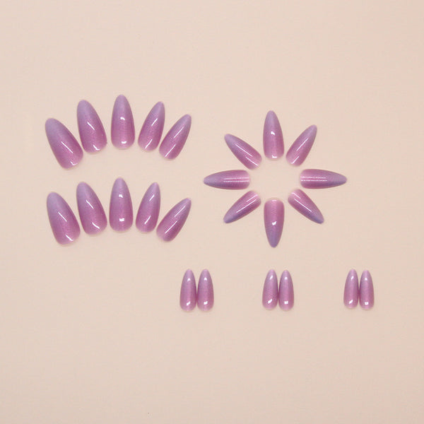 12 Sizes-24 Pcs Press On Nails W1733