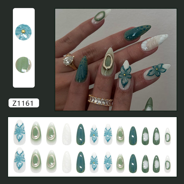 12 Sizes-24 Pcs Press On Nails Z1161