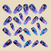 12 Sizes-24 Pcs Press On Nails Y1280