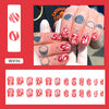 12 Sizes-24 Pcs Press On Nails W896