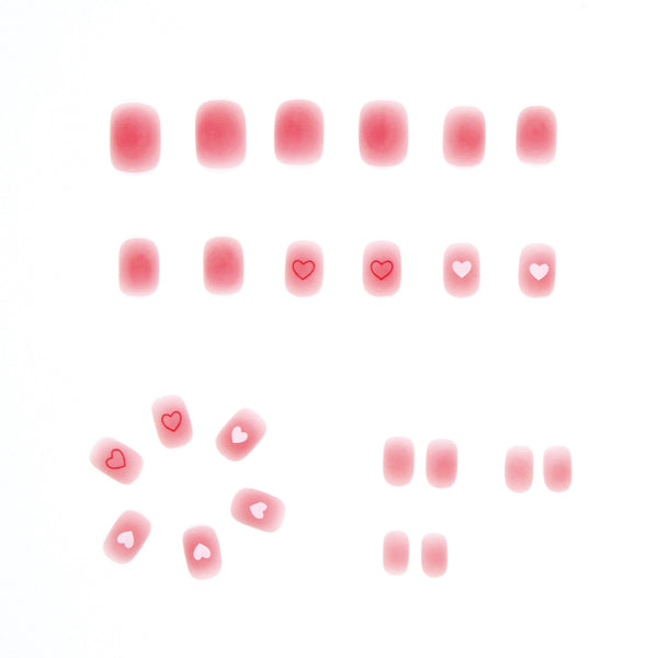 12 Sizes-24 Pcs Press On Nails R335