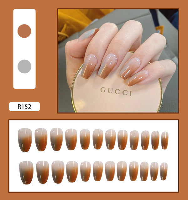 12 Sizes-24 Pcs Press On Nails R121