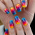 12 Sizes-24 Pcs Press On Nails Y1837