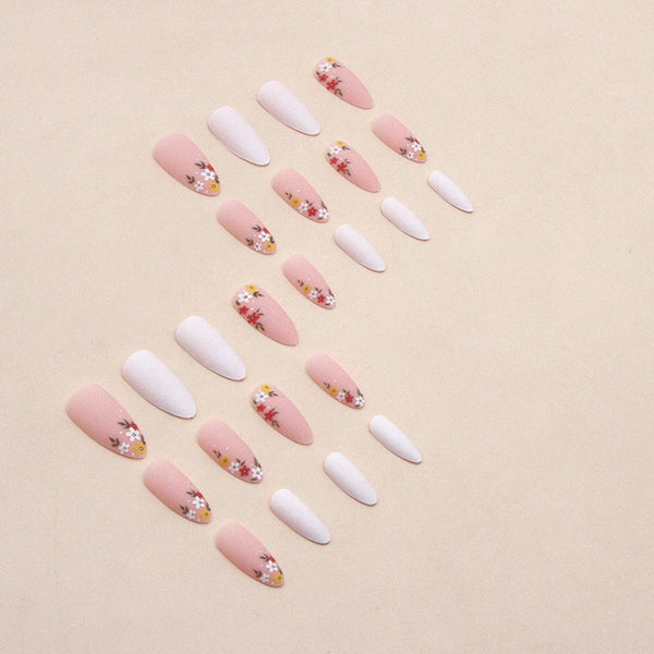 12 Sizes-24 Pcs Press On Nails W730