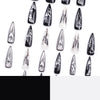 12 Sizes-24 Pcs Press On Nails JP3340