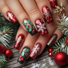 12 Sizes-24 Pcs Press On Nails Y1314