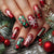 12 Sizes-24 Pcs Press On Nails Y1314