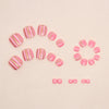12 Sizes-24 Pcs Press On Nails F107