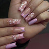 12 Sizes-24 Pcs Press On Nails JP2547
