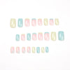 12 Sizes-24 Pcs Press On Nails JP1802