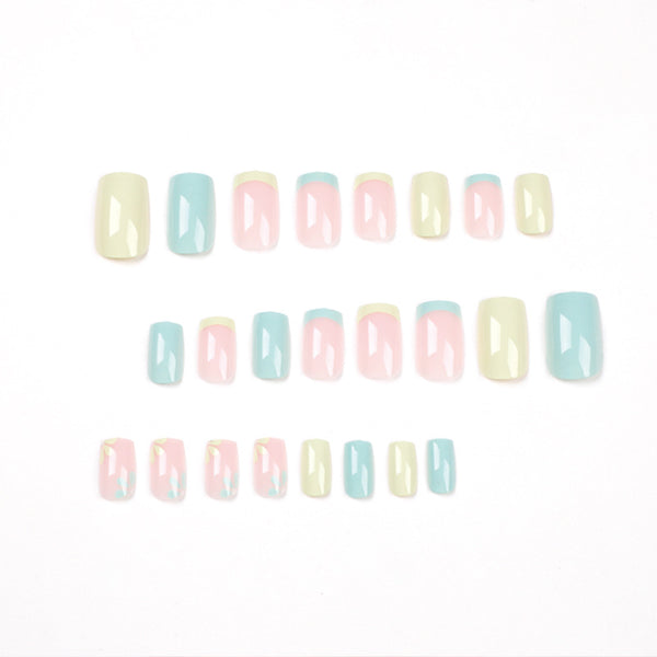 12 Sizes-24 Pcs Press On Nails JP1802