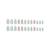 12 Sizes-24 Pcs Press On Nails W1533