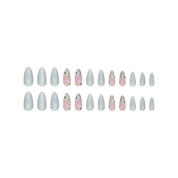 12 Sizes-24 Pcs Press On Nails W1533